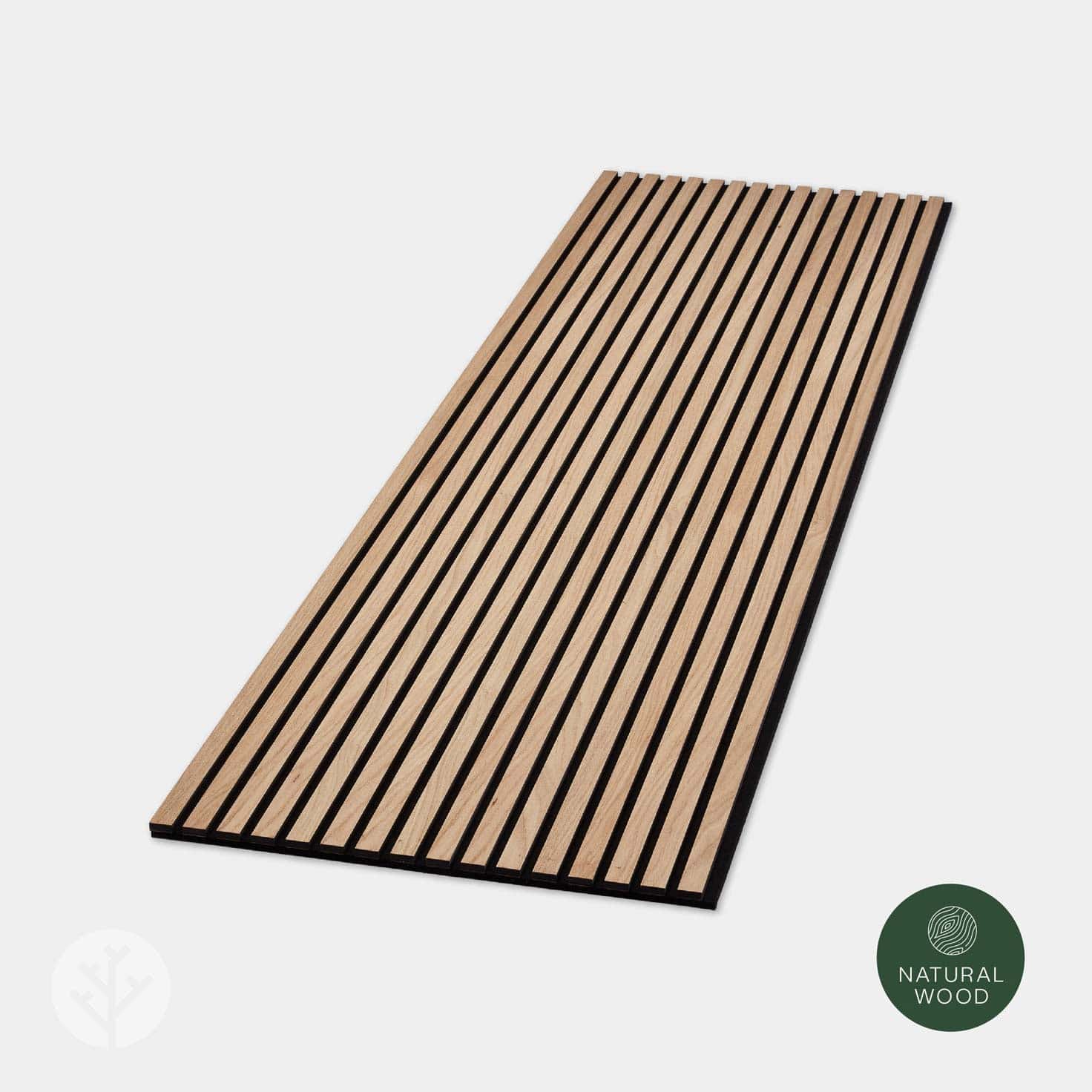 Panneaux muraux en bois à lattes acoustiques en chêne naturel Slatpanel®