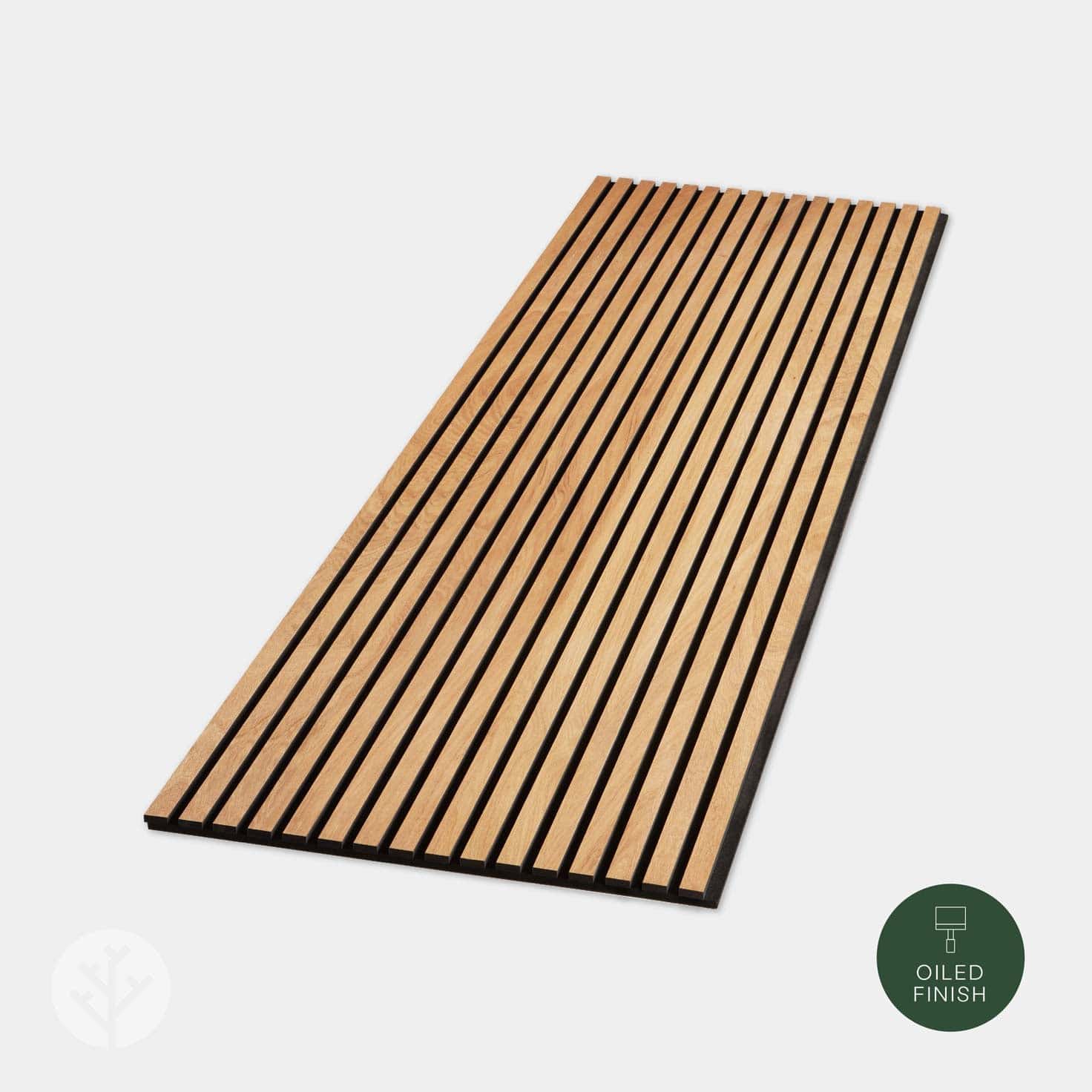 Panneaux muraux en bois à lattes acoustiques en chêne naturel Slatpanel®