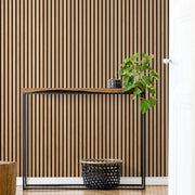 Panneaux muraux en bois à lattes acoustiques en chêne naturel Slatpanel®