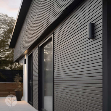 Slatpanel® Grey Exterior Composite Wood-Effect Slat Wall Panels