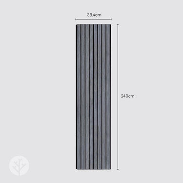 Slatpanel® Grey Exterior Composite Wood-Effect Slat Wall Panels