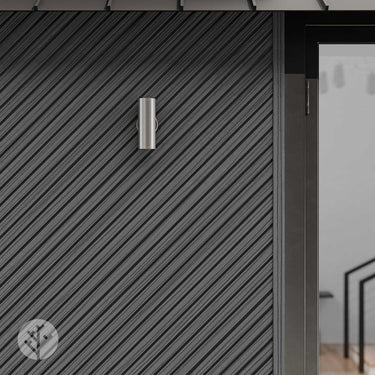 Slatpanel® Grey Exterior Composite Wood-Effect Slat Wall Panels