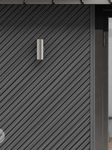 Slatpanel® Grey Exterior Composite Wood-Effect Slat Wall Panels