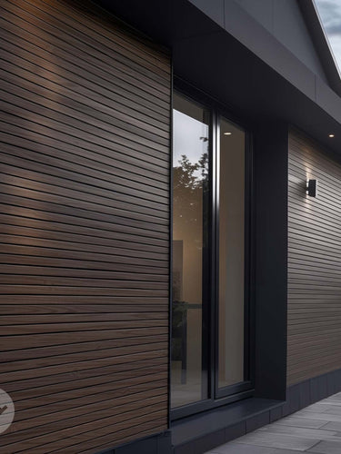 Slatpanel® Walnut Exterior Composite Wood-Effect Slat Wall Panels