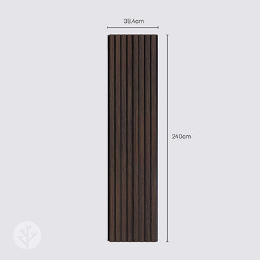 Slatpanel® Walnut Exterior Composite Wood-Effect Slat Wall Panels