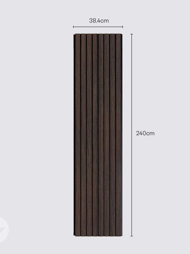 Slatpanel® Walnut Exterior Composite Wood-Effect Slat Wall Panels