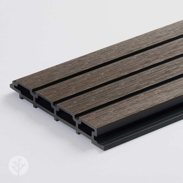Slatpanel® Walnut Exterior Composite Wood-Effect Slat Wall Panels