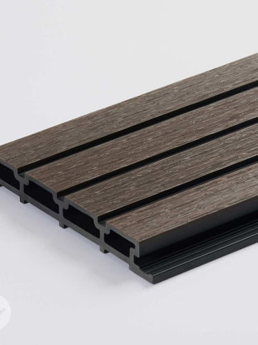 Slatpanel® Walnut Exterior Composite Wood-Effect Slat Wall Panels