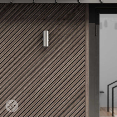 Slatpanel® Walnut Exterior Composite Wood-Effect Slat Wall Panels