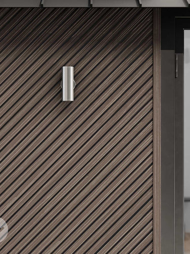 Slatpanel® Walnut Exterior Composite Wood-Effect Slat Wall Panels