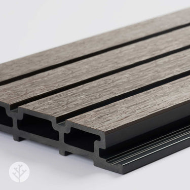 Slatpanel® Walnut Exterior Composite Wood-Effect Slat Wall Panels