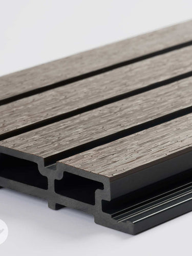 Slatpanel® Walnut Exterior Composite Wood-Effect Slat Wall Panels
