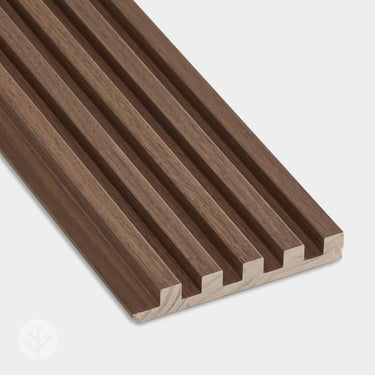 Walnut Slat Fluted Tambour Wood Effect Wall Panels