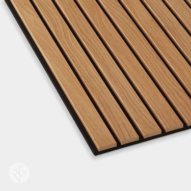 Slatpanel® Luxe American Oak Acoustic Wide Slat Wood Wall Panels