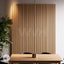 Slatpanel® Luxe American Oak Acoustic Wide Slat Wood Wall Panels