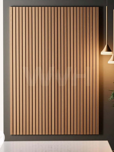 Slatpanel® Luxe American Oak Acoustic Wide Slat Wood Wall Panels