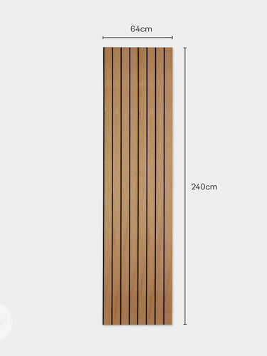 Slatpanel® Luxury Oak Non-Acoustic Wide Slat Wood Wall Panels