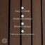 Slatpanel® Luxury Oak Non-Acoustic Wide Slat Wood Wall Panels