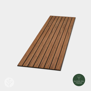 Slatpanel® Luxury Walnut Non-Acoustic Wide Slat Wood Wall Panels