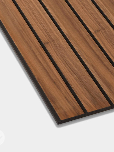 Slatpanel® Luxury Walnut Non-Acoustic Wide Slat Wood Wall Panels