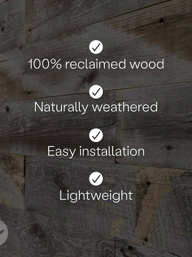 Rocky Mountain Grey Reclaimed Wood Wall Panels