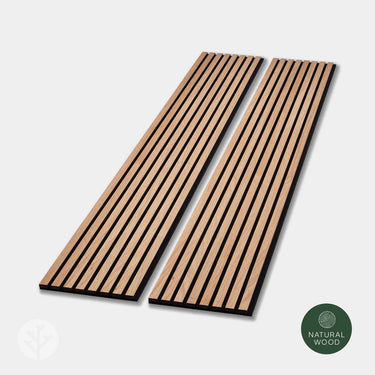 Slatpanel® Natural Oak Acoustic Slat Wood Wall Panels