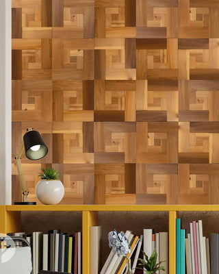 Milano Natural Wood Mosaic Tiles