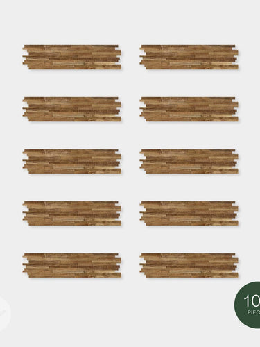 Stereo Voluspa Natural Wood Mosaic Wall Panels