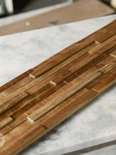 Stereo Voluspa Natural Wood Mosaic Wall Panels