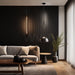 The Wood Veneer Hub Black Color Matte Acoustic Slat Wall Panels | Original Slatpanel®