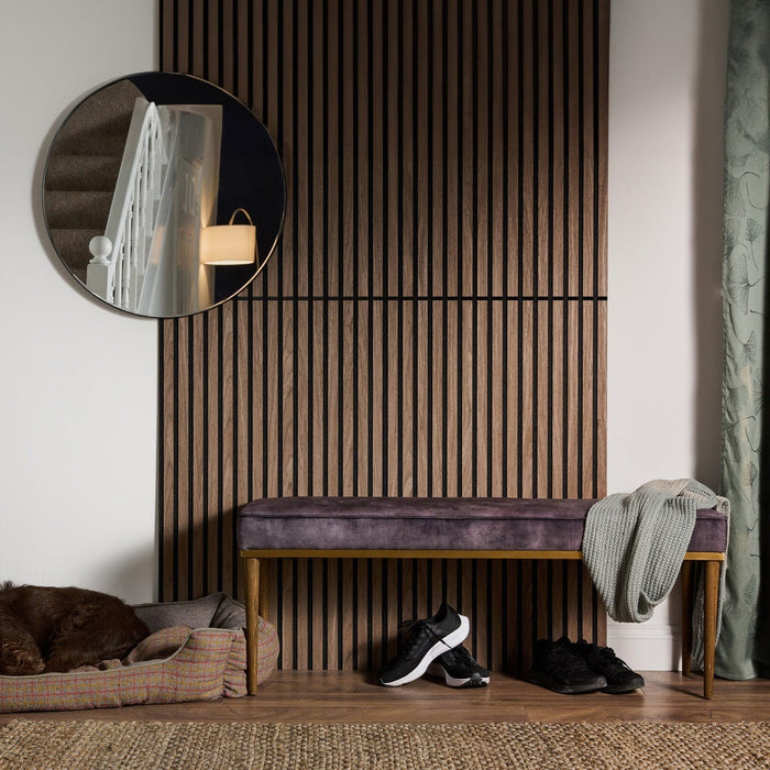 The Wood Veneer Hub Luxury American Walnut Acoustic Slat Wood Wall Panels | Original Slatpanel®