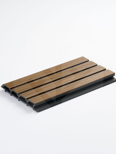 The Wood Veneer Hub Slatpanel® | Wood Effect | Exterior Composite Slat Wall Panel Sample Box
