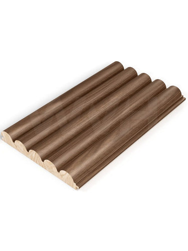The Wood Veneer Hub Fluted Tambour Wood Effect Wall Panel Samples