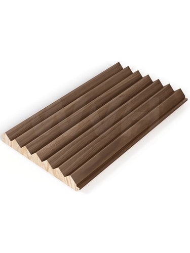 The Wood Veneer Hub Fluted Tambour Wood Effect Wall Panel Samples