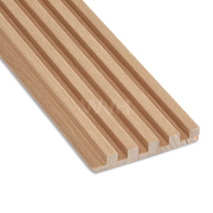 The Wood Veneer Hub Oak Slat Fluted Tambour Wood Effect Wall Panels