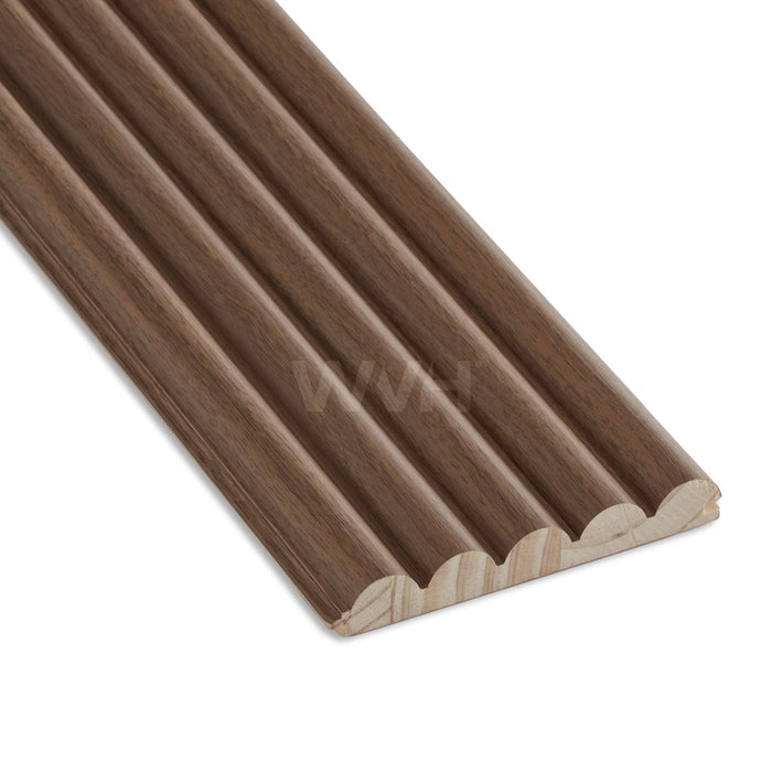 The Wood Veneer Hub Walnut Ridge Fluted Tambour Wood Effect Wall Panels