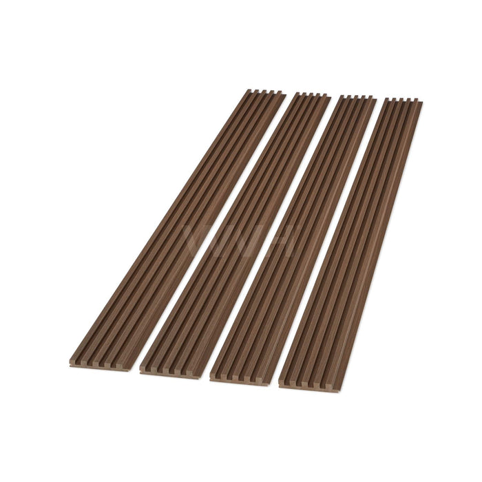 The Wood Veneer Hub Walnut Slat Fluted Tambour Wood Effect Wall Panels