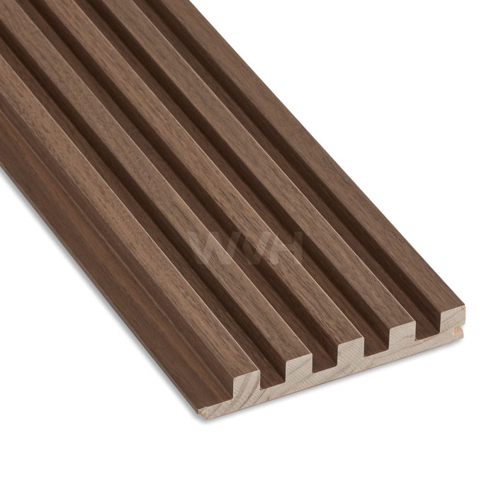 The Wood Veneer Hub Walnut Slat Fluted Tambour Wood Effect Wall Panels