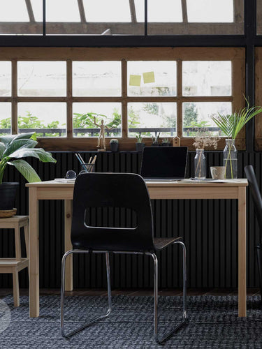 WVH® Acoustic Slat Colour Wall Panels 240cm x 64cm Black Colour Acoustic Slat Wall Panels