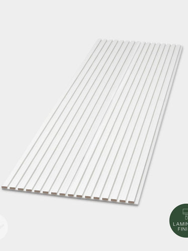 WVH® Acoustic Slat Colour Wall Panels 240cm x 64cm Snow White Colour Acoustic Slat Wall Panels